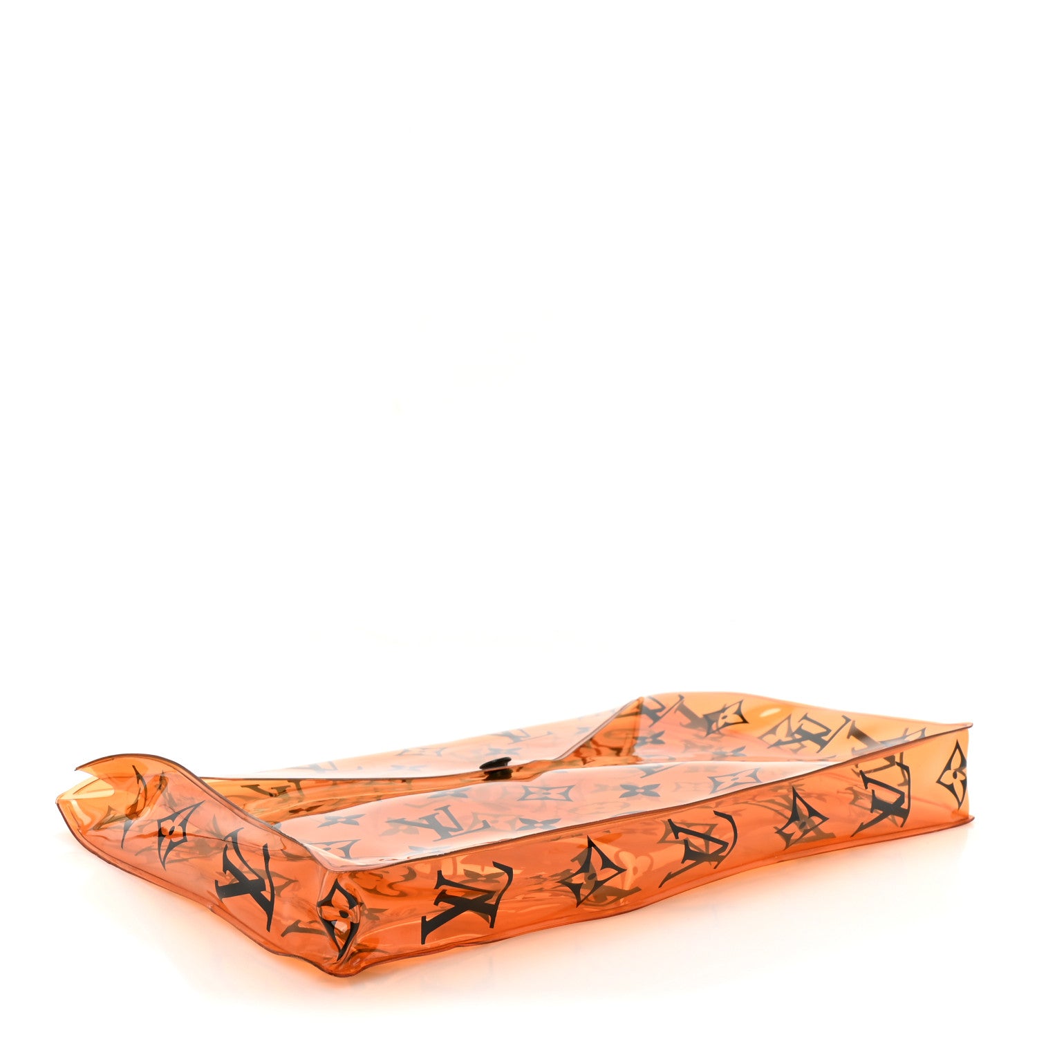 Louis Vuitton PVC Monogram Printed Envelope Pouch Orange 1834892