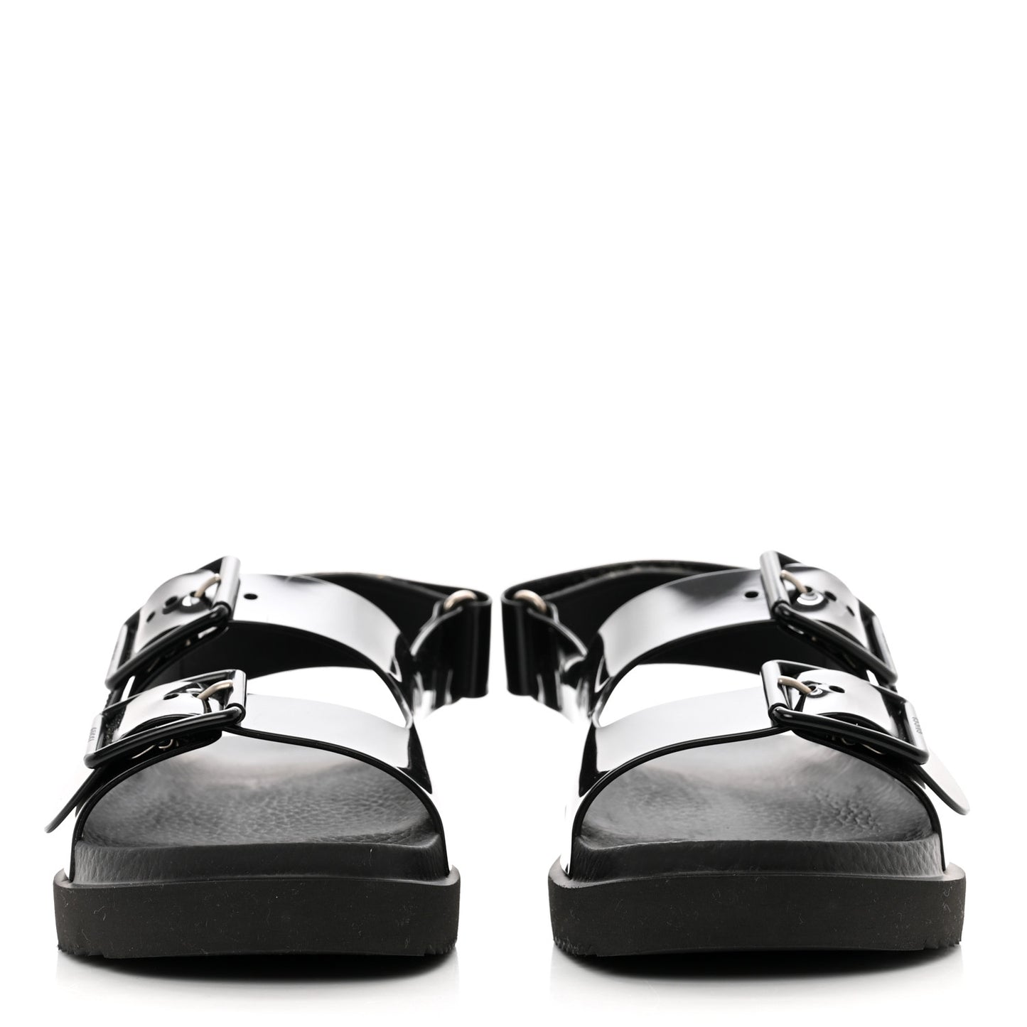 Rubber Mini Double G Womens Isla Dad Sandals 35 Black