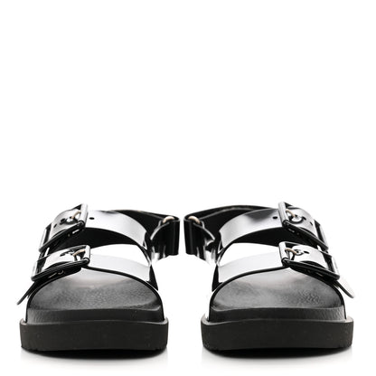Gucci Rubber Mini Double G Womens Isla Dad Sandals 35 Black 2 of 8