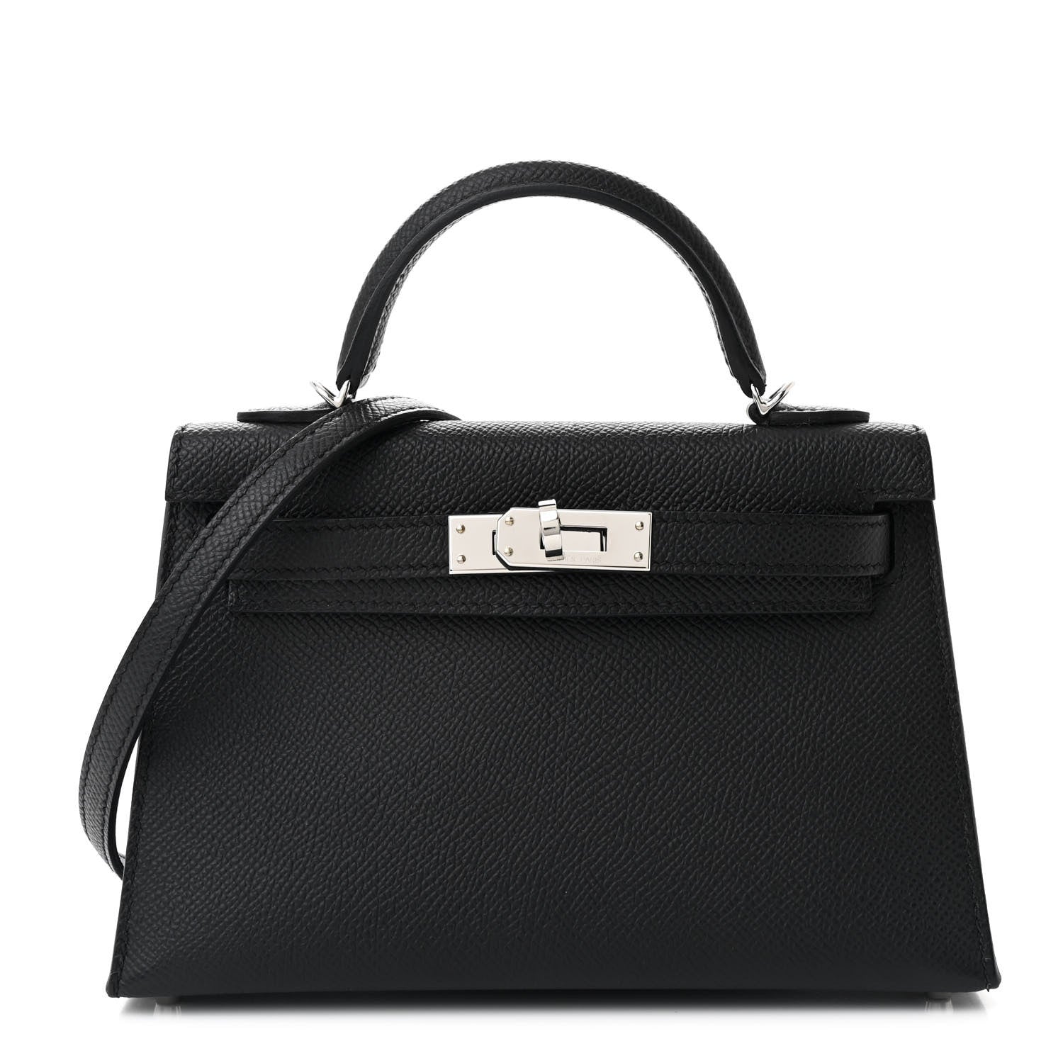 Hermes Epsom Mini Kelly Sellier 20 Black 1707660 – FASHIONPHILE