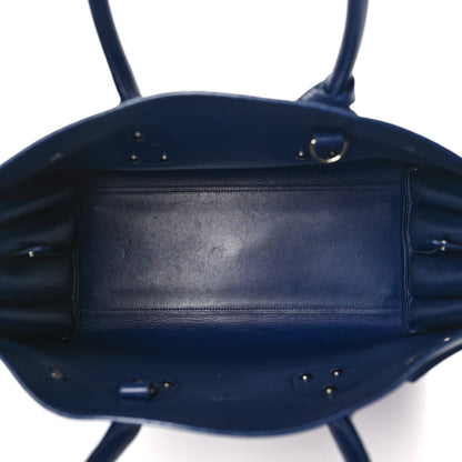 Saint Laurent Grained Calfskin Small Sac De Jour Navy 6 of 13