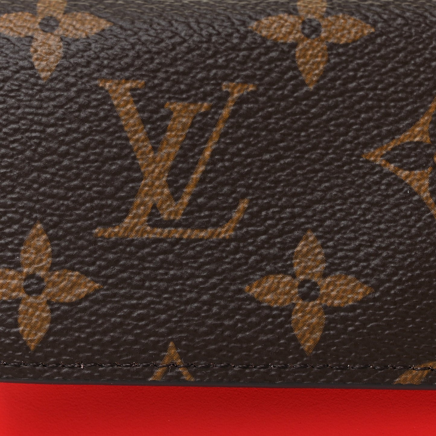 Monogram Woody Glasses Case Rouge