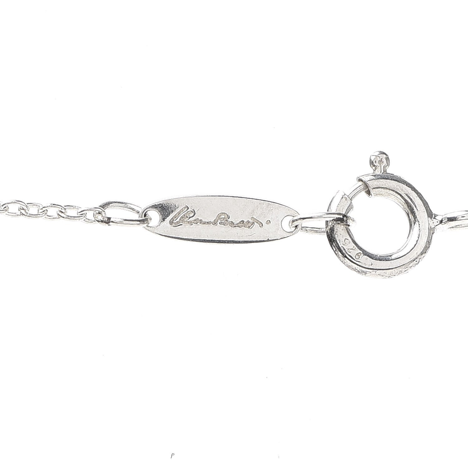 Tiffany Sterling Silver 17mm Elsa Peretti Eternal Circle Pendant Necklace 6 of 6