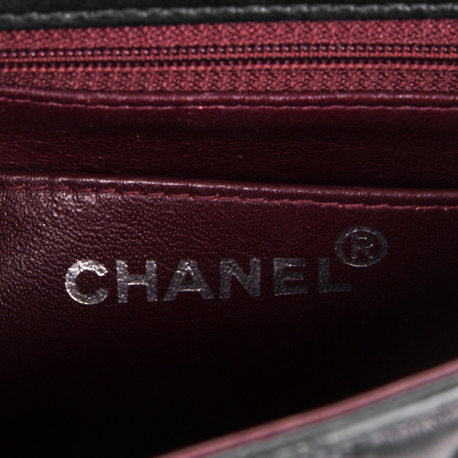 Chanel Lambskin Quilted Mini Square Flap Black 6 of 8