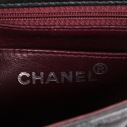Chanel Lambskin Quilted Mini Square Flap Black 6 of 8