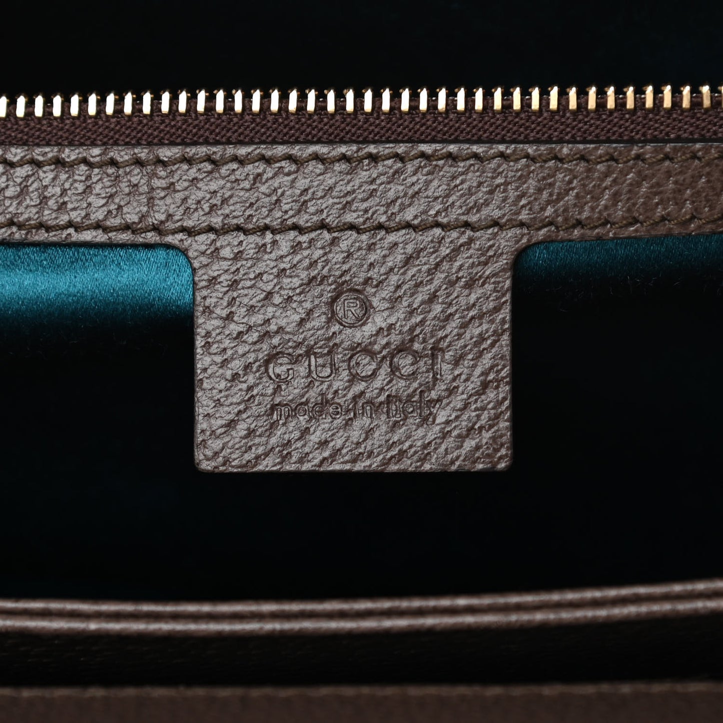 GG Supreme Monogram Web Medium Ophidia Chain Shoulder Bag Brown