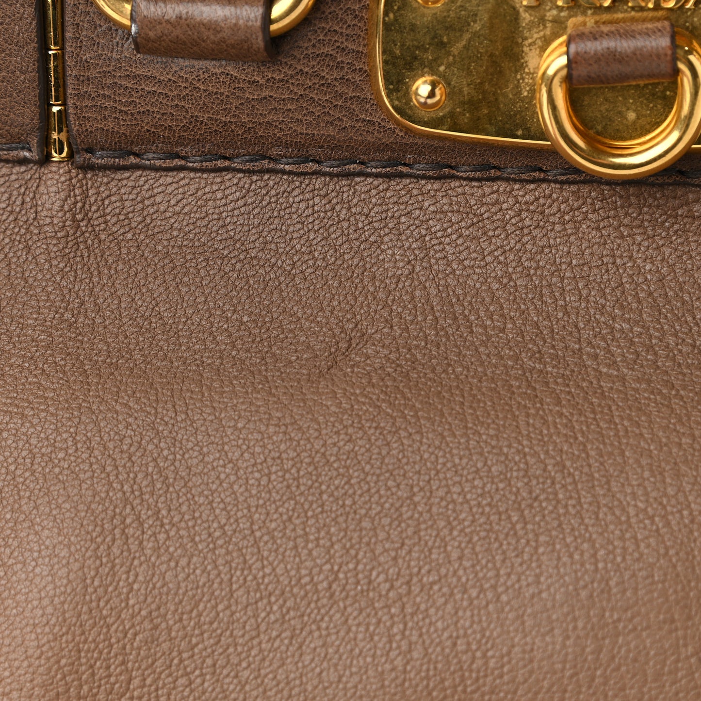 Cervo Antik Top Handle Tote Brown