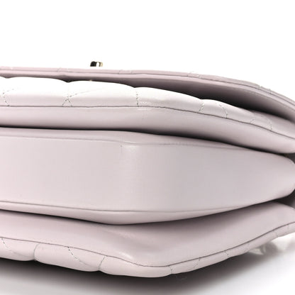 Chanel Lambskin Quilted Small Trendy CC Flap Dual Handle Bag Lilas Lilac 10 of 10