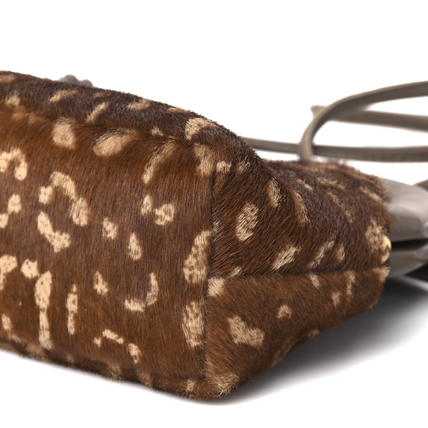 Mansur Gavriel Pony Hair Baci Bag Caramel Bambi Desert 9 of 9