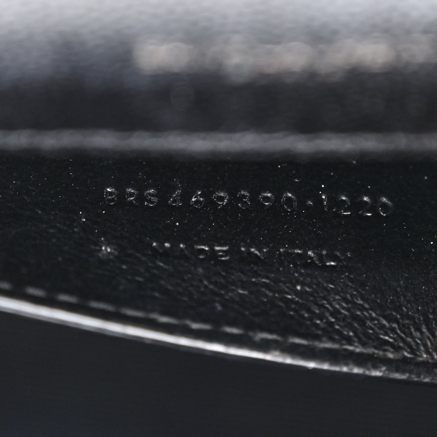 Grain De Poudre Small Monogram Monochrome Kate Satchel Black