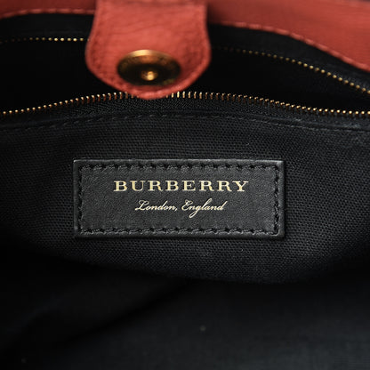 Burberry Grainy Calfskin Graffiti Print Small Banner Tote Black 5 of 12