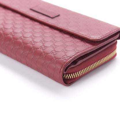 Gucci Soft Microguccissima Continental Zip Wallet Red 8 of 11