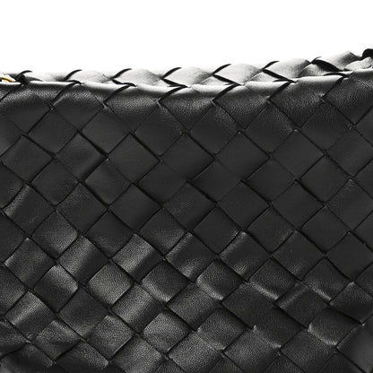 Bottega Veneta Calfskin Nappa Intrecciato Mini Wallace Black 8 of 10