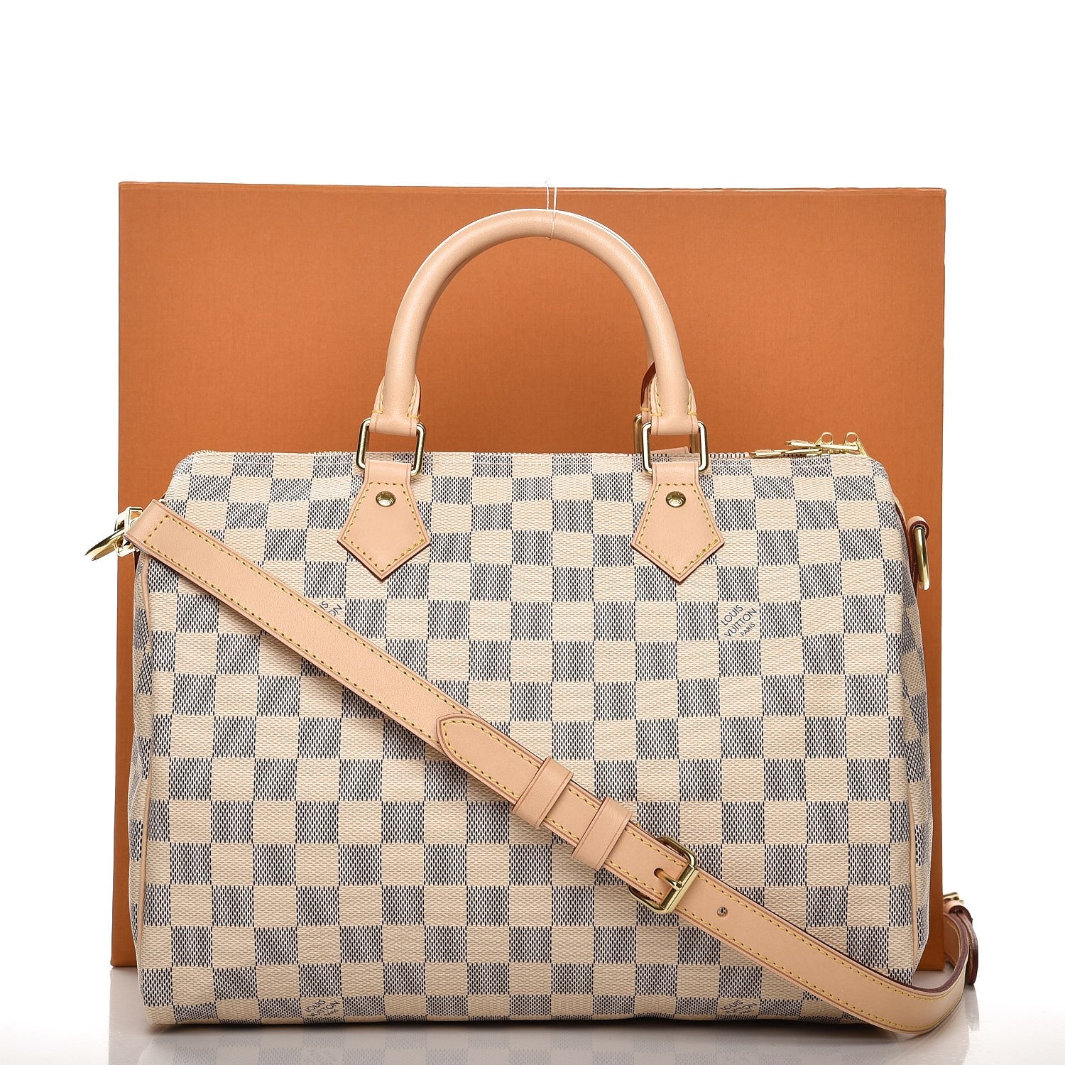 Louis Vuitton Damier Azur Speedy Bandouliere 30 9 of 9