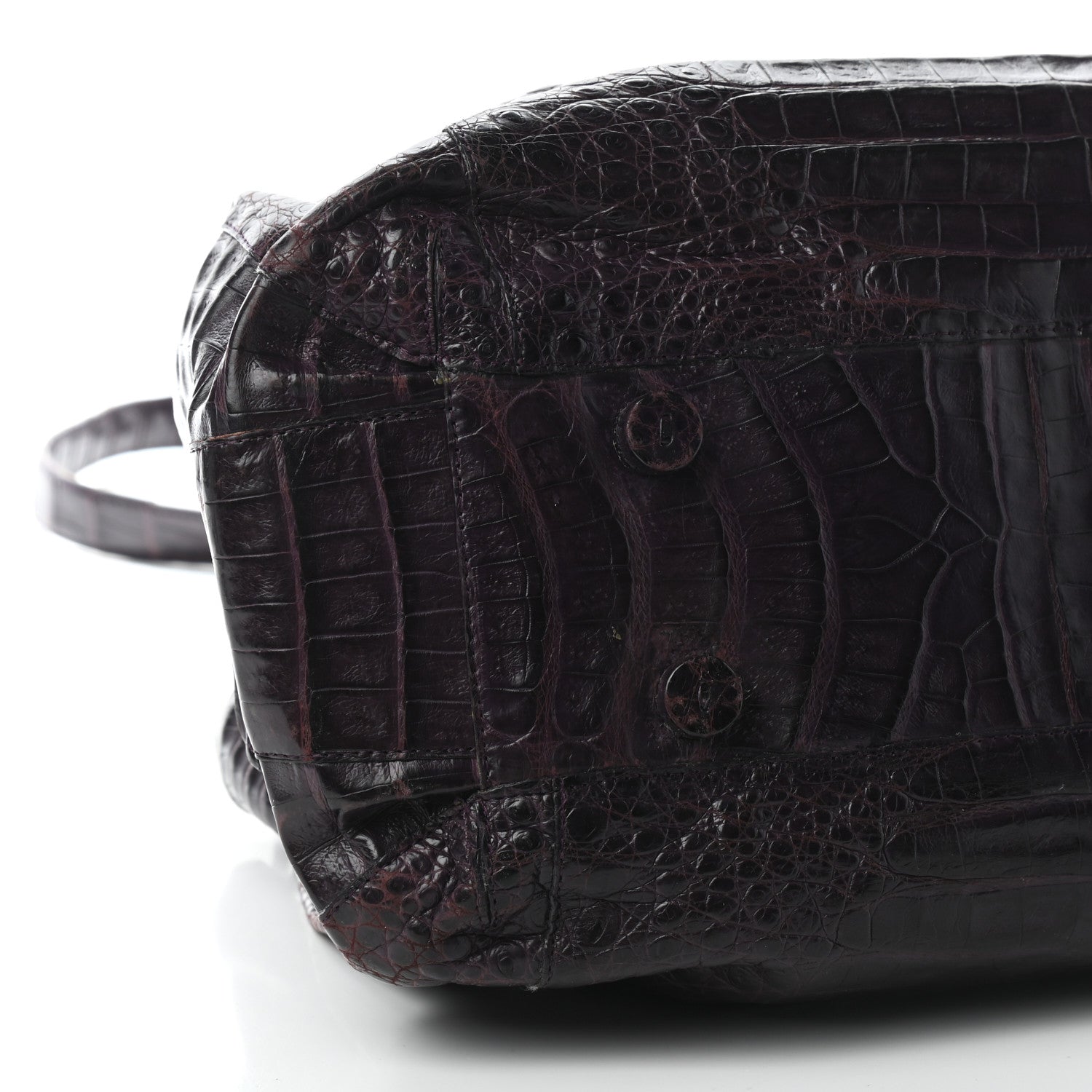 Nancy Gonzalez Crocodile Satchel Purple 8 of 9