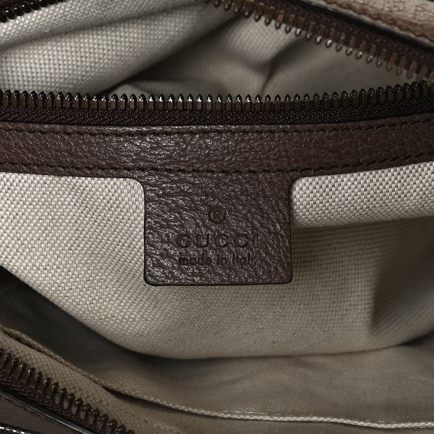 GG Supreme Monogram Web Small Ophidia Messenger Bag Brown