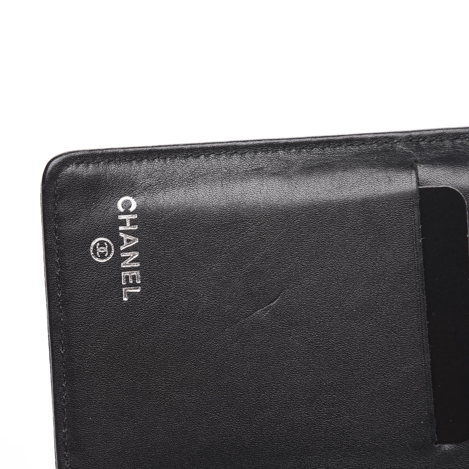 Chanel Caviar Timeless CC Yen Wallet Black 6 of 13