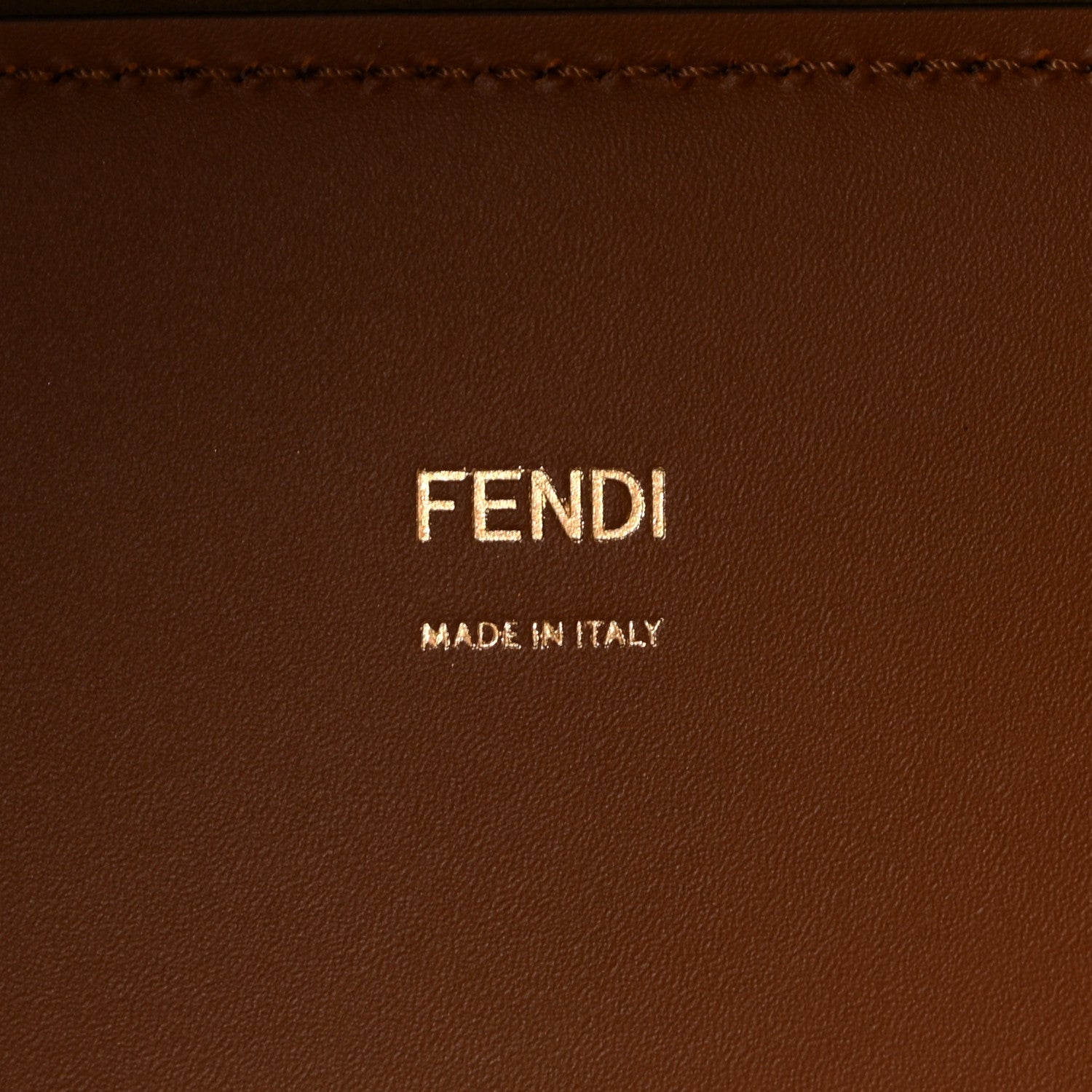 Fendi Vitello King Plexiglass Medium Fendi Sunshine Shopper Tote Cuoio 6 of 9