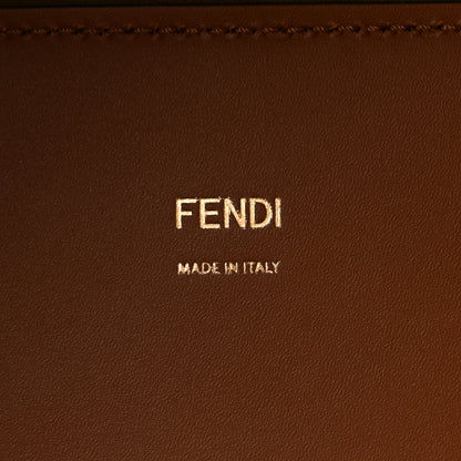 Fendi Vitello King Plexiglass Medium Fendi Sunshine Shopper Tote Cuoio 6 of 9