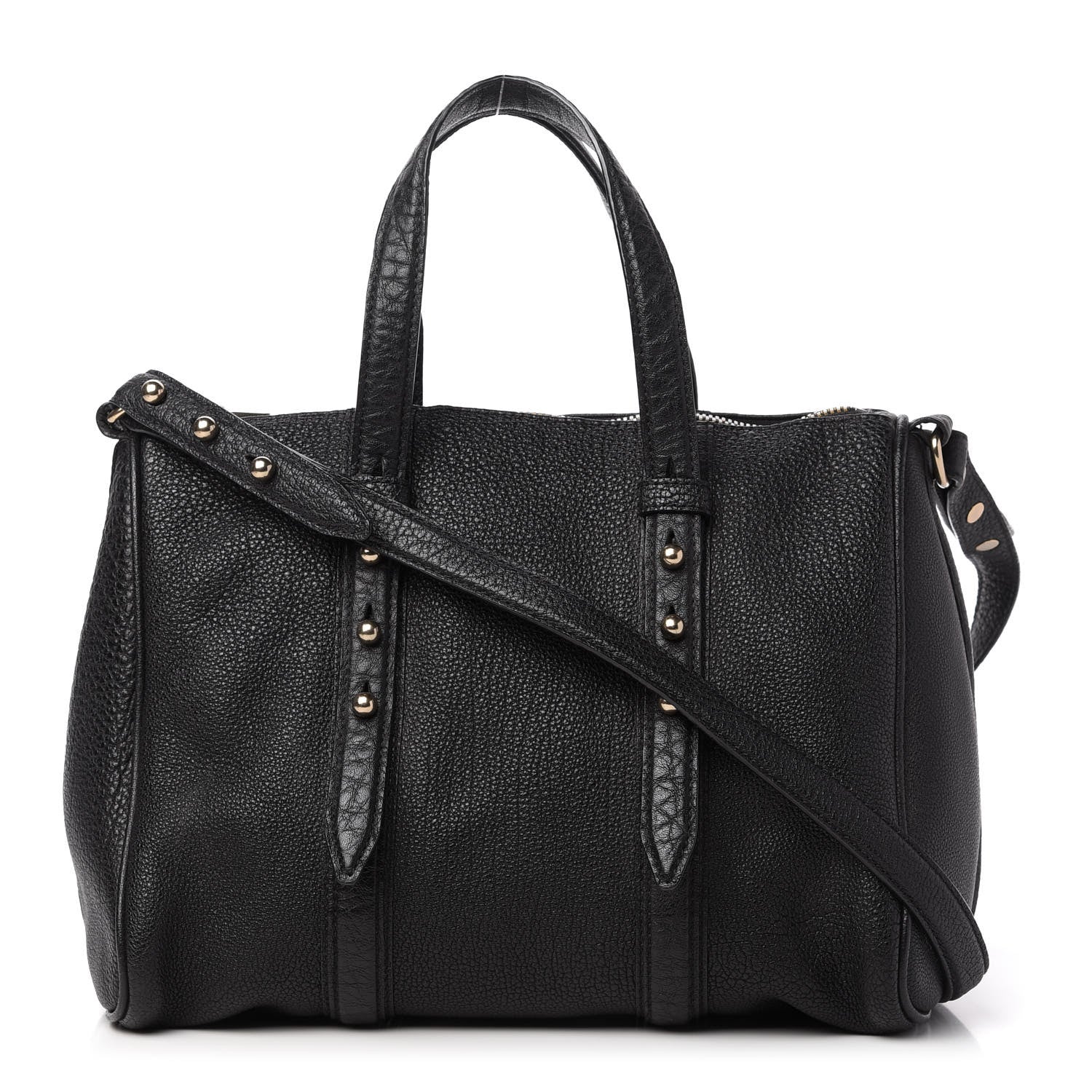 Alexander Wang Pebbled Calfskin Daria Duffel Bag Black 1 of 8