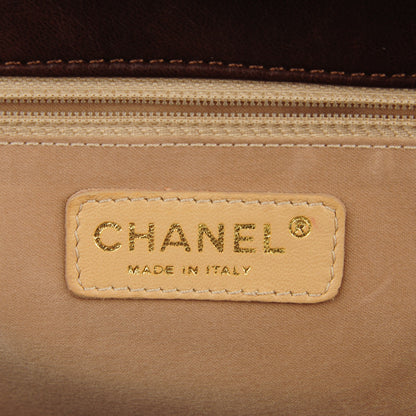 Chanel Lambskin Bubble Quilt Accordion Flap Brown 7 of 8