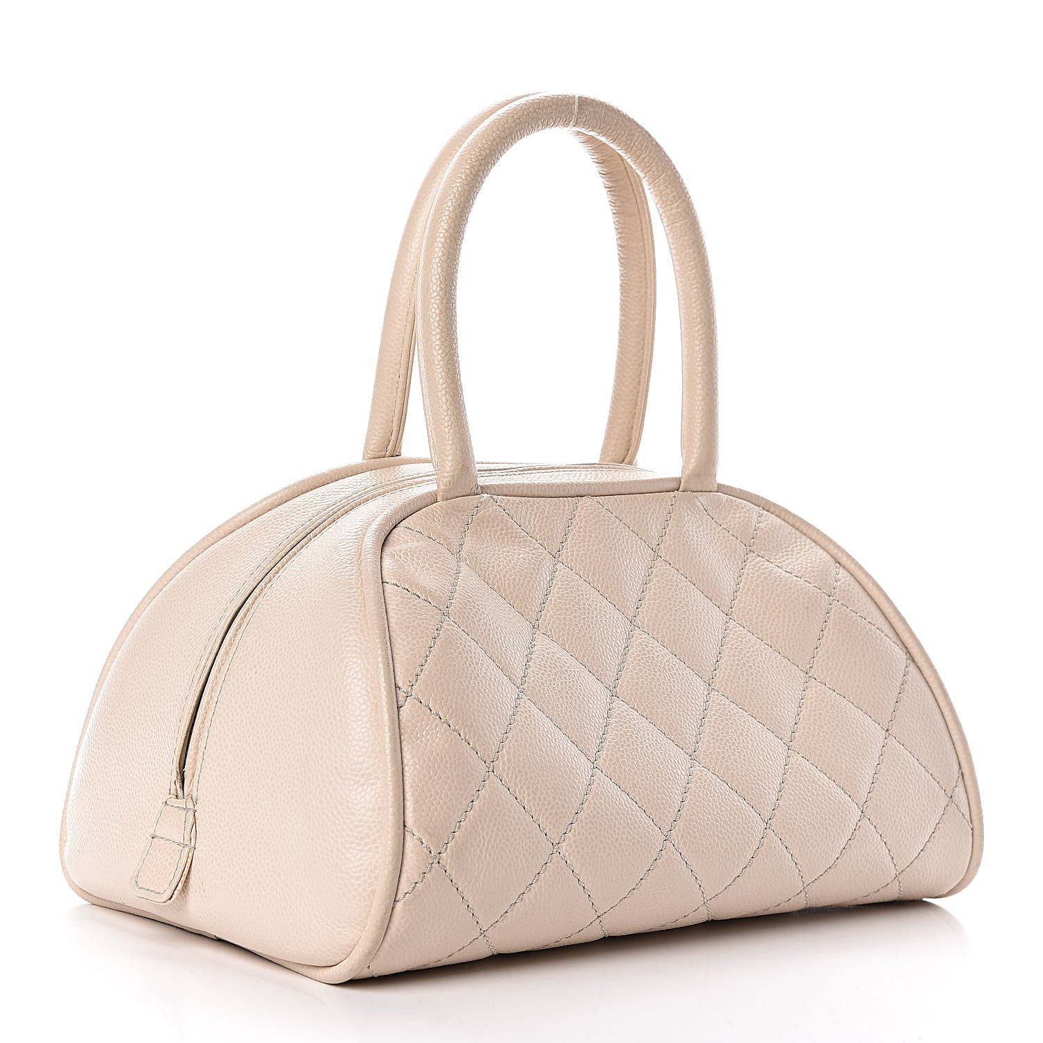 Chanel Caviar Quilted Small Bowler Beige Clair 3 of 11