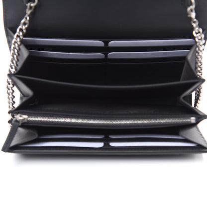 Gucci Suede Mini Dionysus Chain Wallet Black 5 of 12