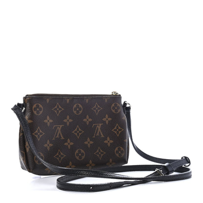 Louis Vuitton Monogram Pallas Clutch Black 3 of 11