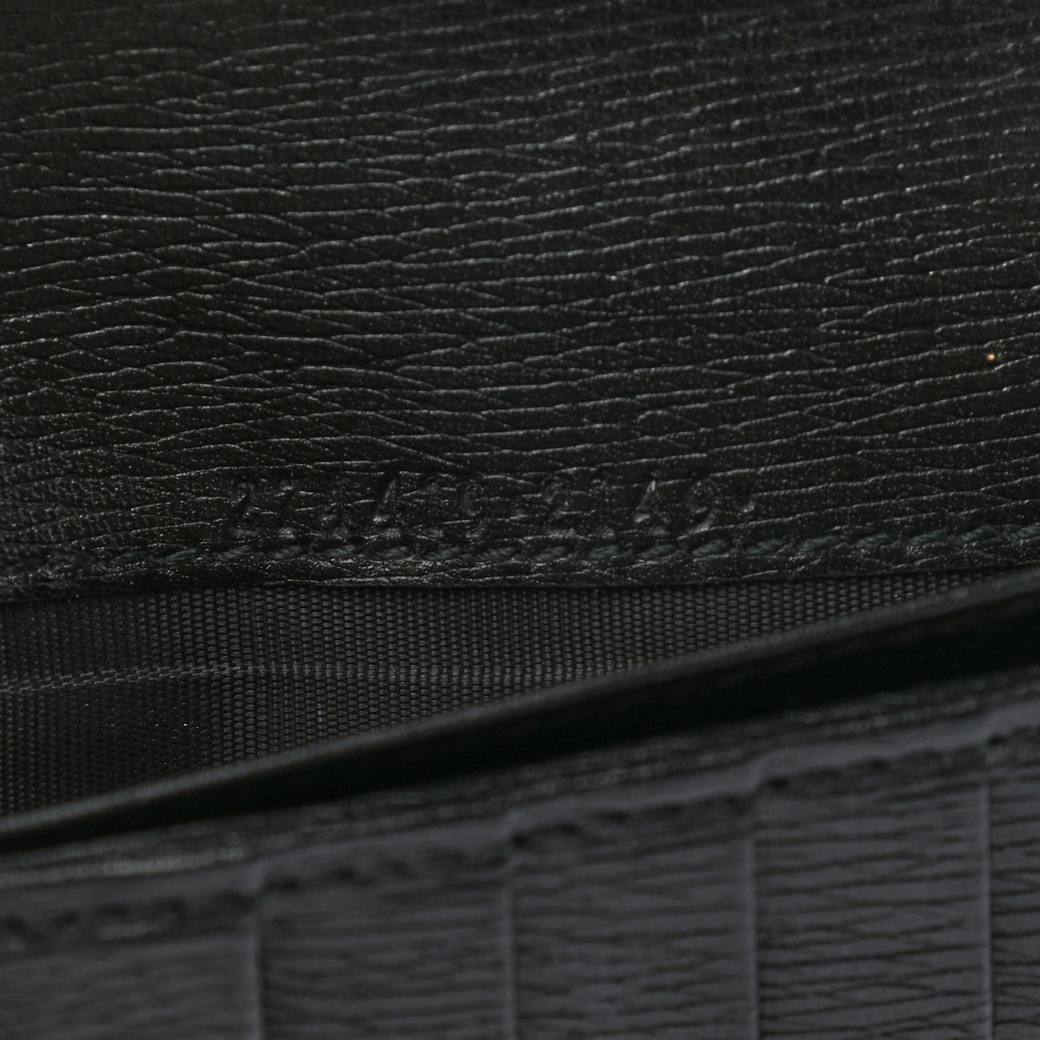 Gucci Shangai Calfskin Flora Knight Flap Wallet Black 8 of 9