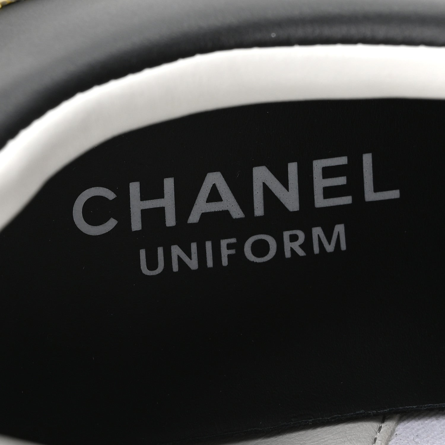 Chanel Calfskin CC Womens Sneakers 35.5 Black 8 of 10