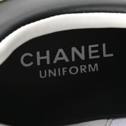 Chanel Calfskin CC Womens Sneakers 35.5 Black 8 of 10