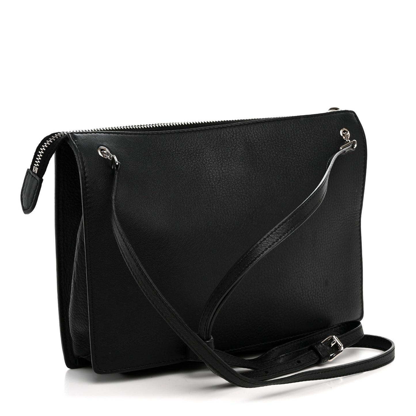 Vitello Dolce Studded Mini 2Jours Pouch Black Multicolor
