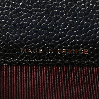 Chanel Caviar Quilted Flap Card Holder Wallet Black 7 of 9