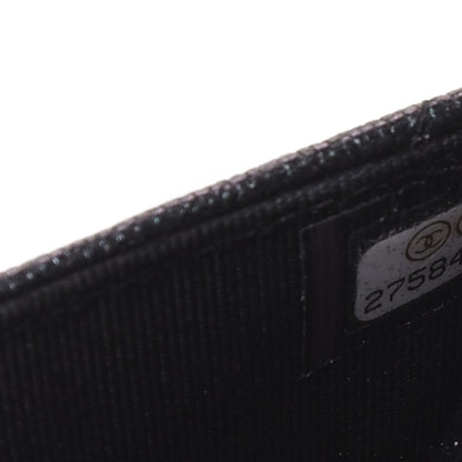 Chanel Iridescent Caviar Quilted Wallet On Chain WOC Black 7 of 11