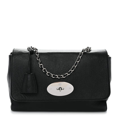 Mulberry Small Classic Grain Calfskin Medium Lily Black 1 of 11