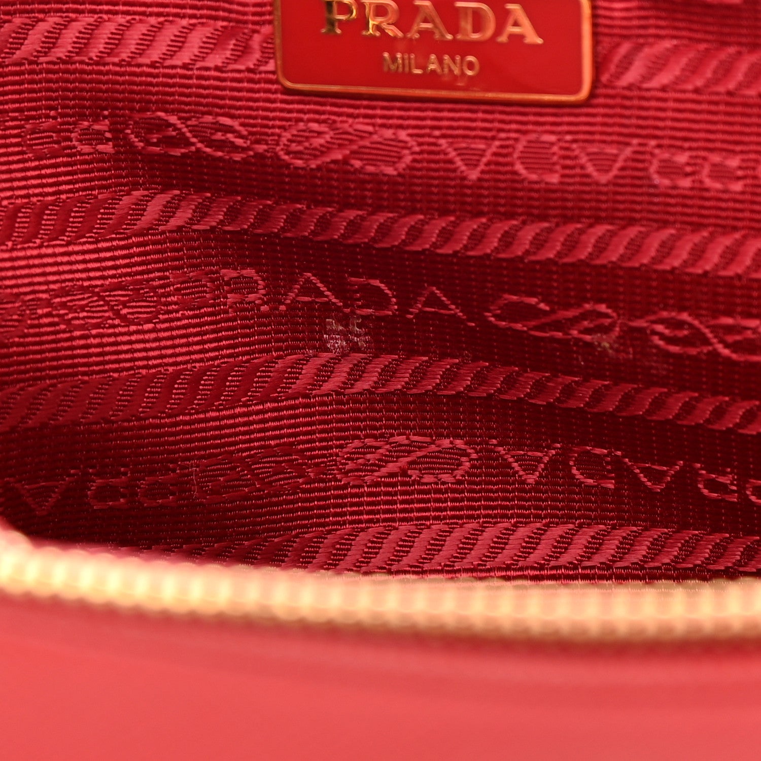 Prada Saffiano Mini Camera Crossbody Fuoco 15 of 16