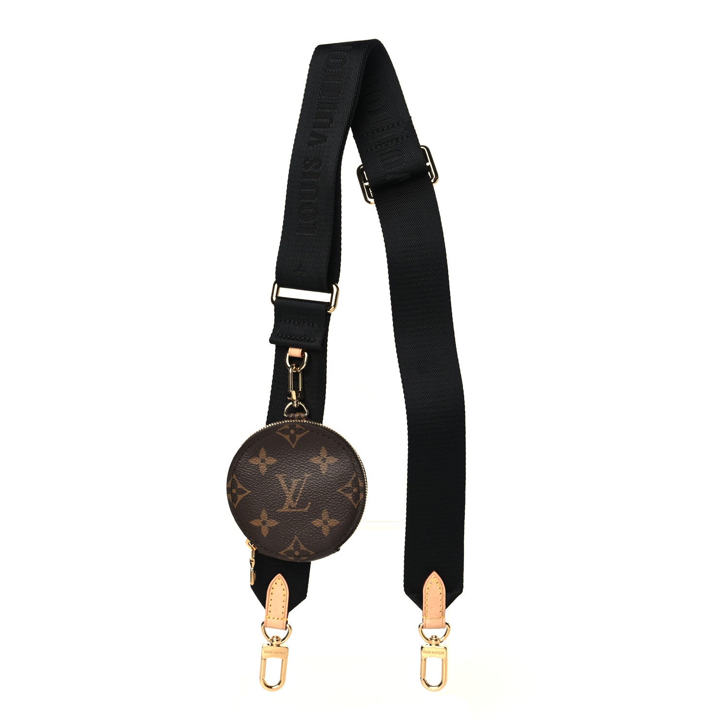 Louis Vuitton Monogram Multi Pochette Accessories Bandouliere Shoulder Strap Black 1 of 6