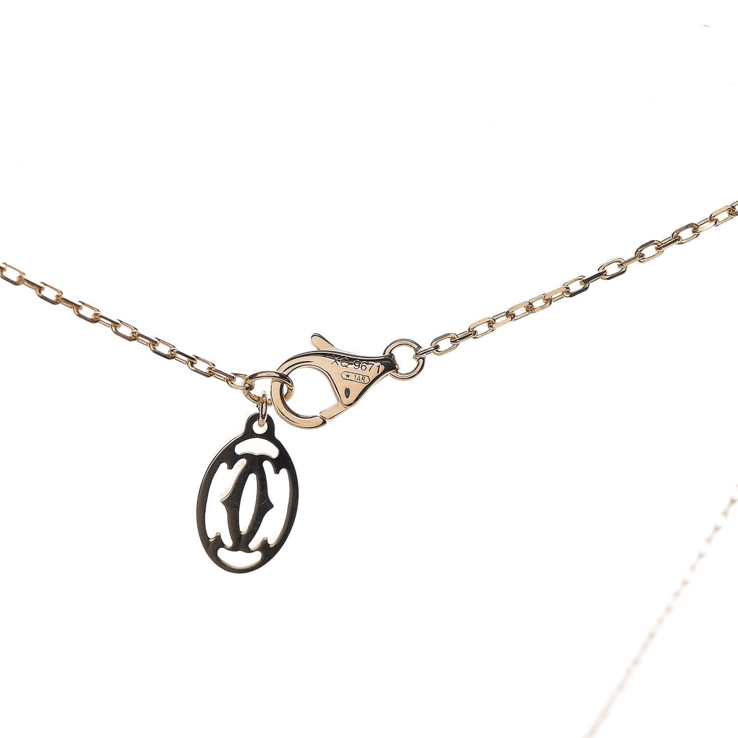 18K Yellow Gold Diamond SM D'Amour Pendant Necklace