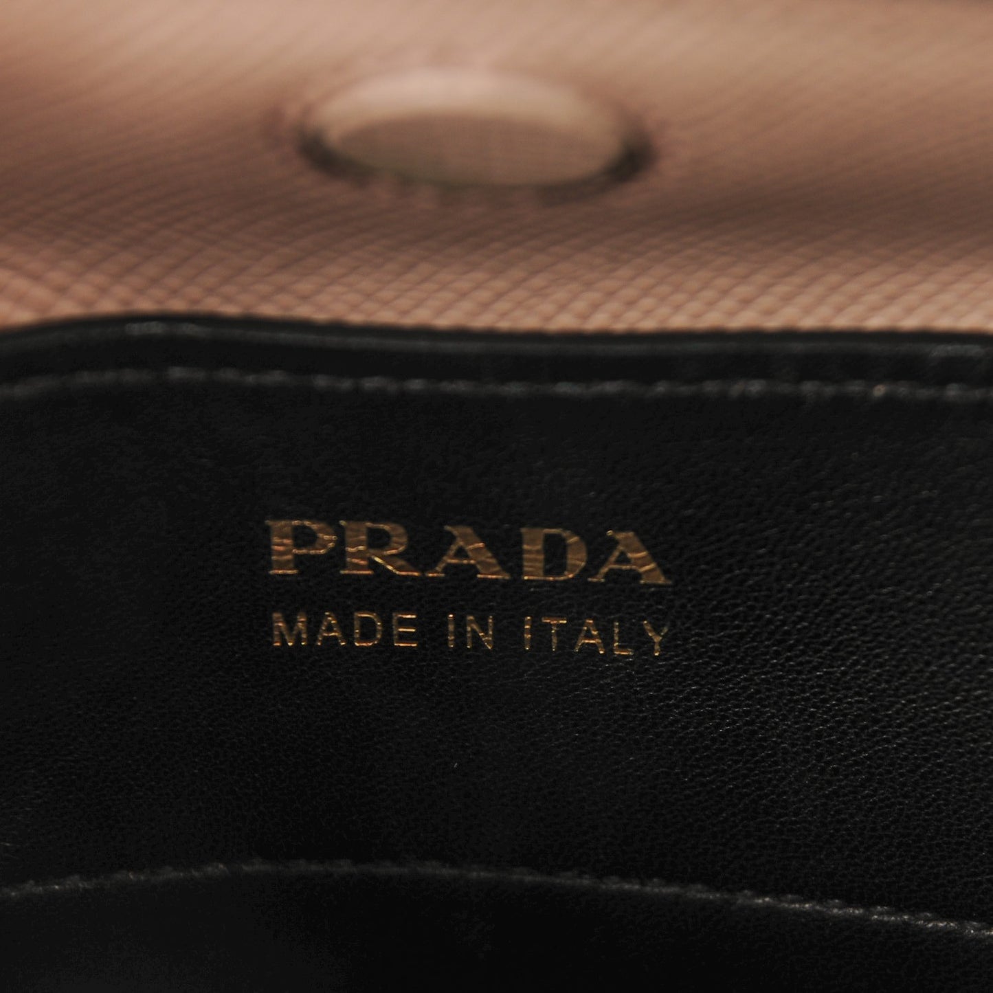 Saffiano Cuir Large Double Bag Cammeo