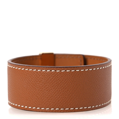 Hermes Epsom Collier de Chien CDC 24 Bracelet T2 Gold 3 of 5