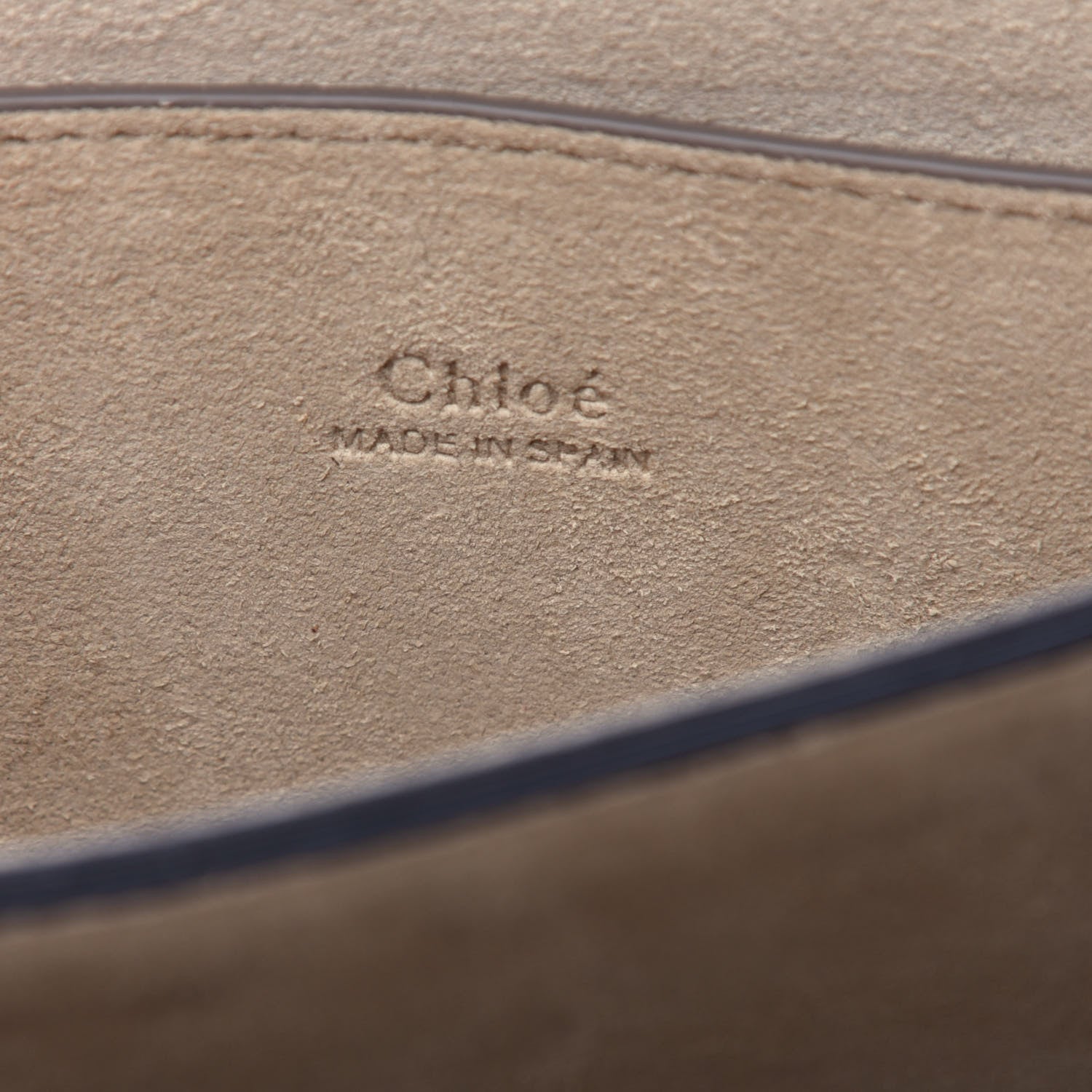 Chloe Suede Calfskin Small Faye Shoulder Bag Cloudy Blue 6 of 10