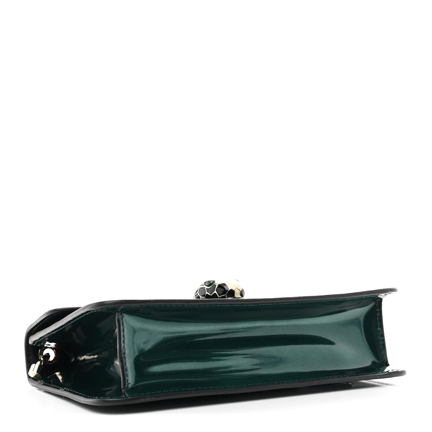 Bulgari Metallic Serpenti Forever Small Shoulder Bag Green 5 of 10