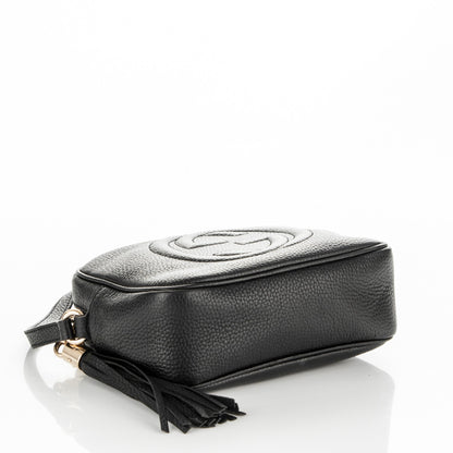 Gucci Pebbled Calfskin Small Soho Disco Bag Black 4 of 7