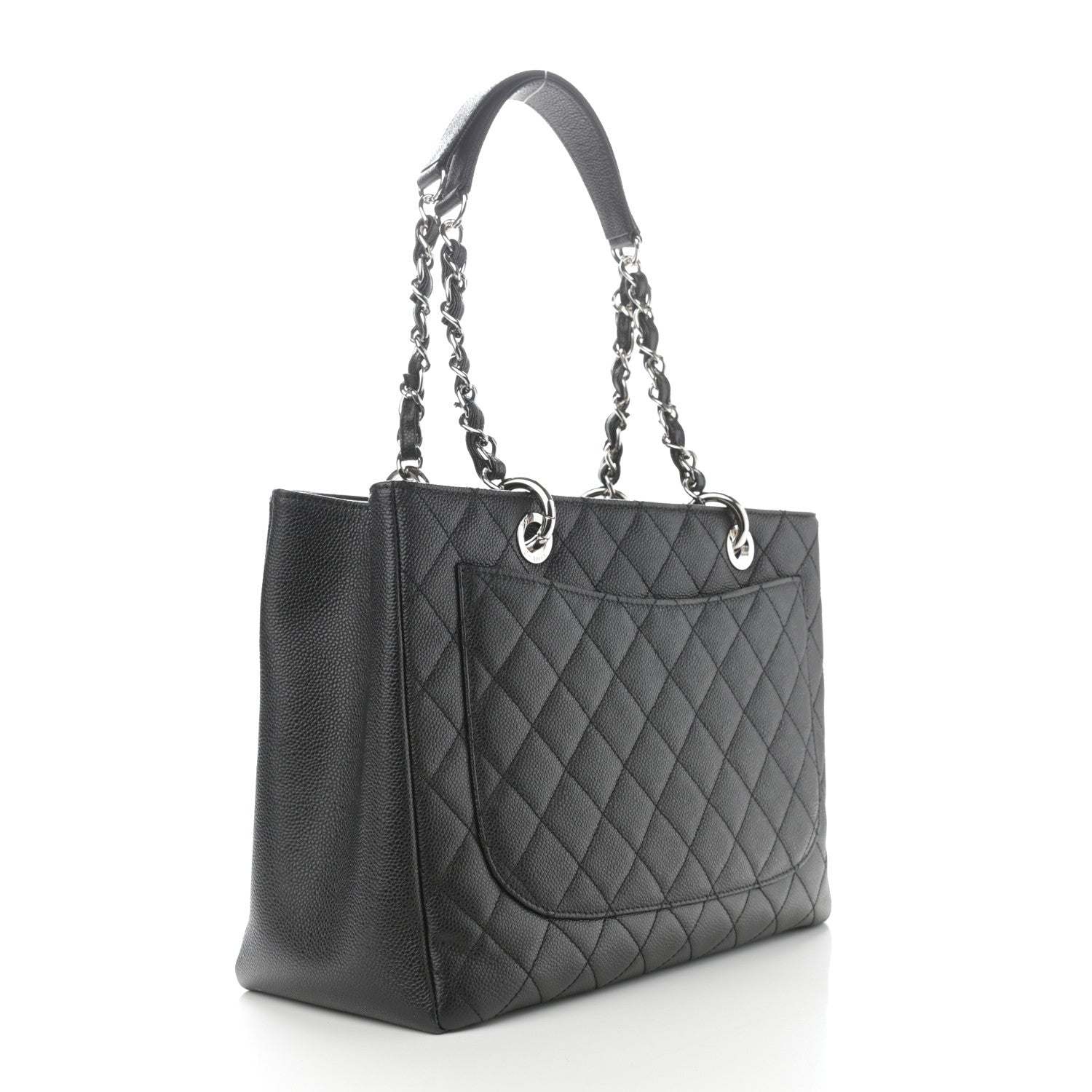 Chanel Caviar Quilted Grand Shopping Tote GST Black 2 of 9