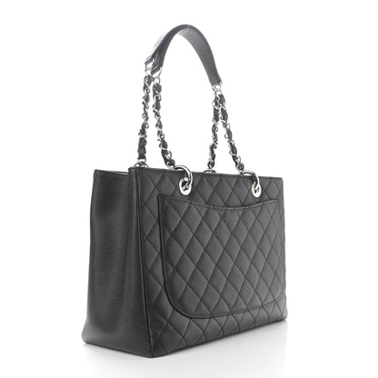 Chanel Caviar Quilted Grand Shopping Tote GST Black 2 of 9