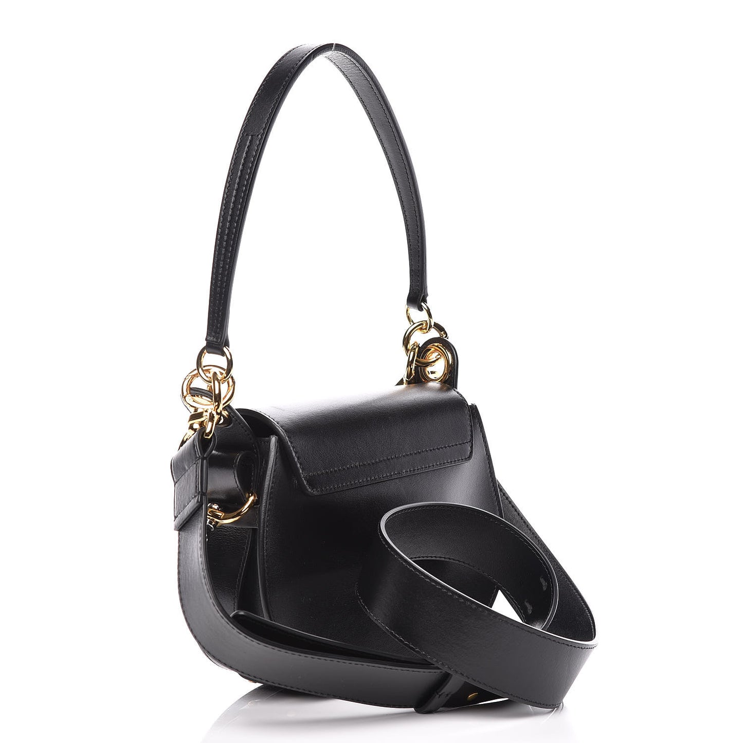 Calfskin Small Tess Bag Black