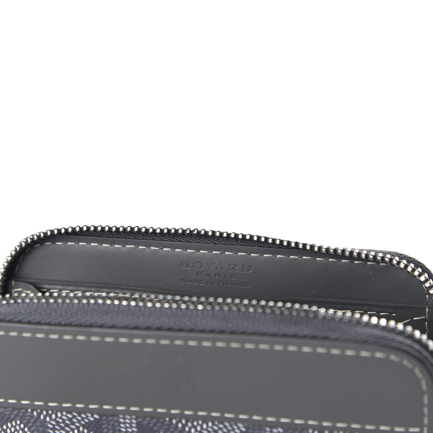 Goyard Goyardine Matignon PM Wallet Grey 6 of 7