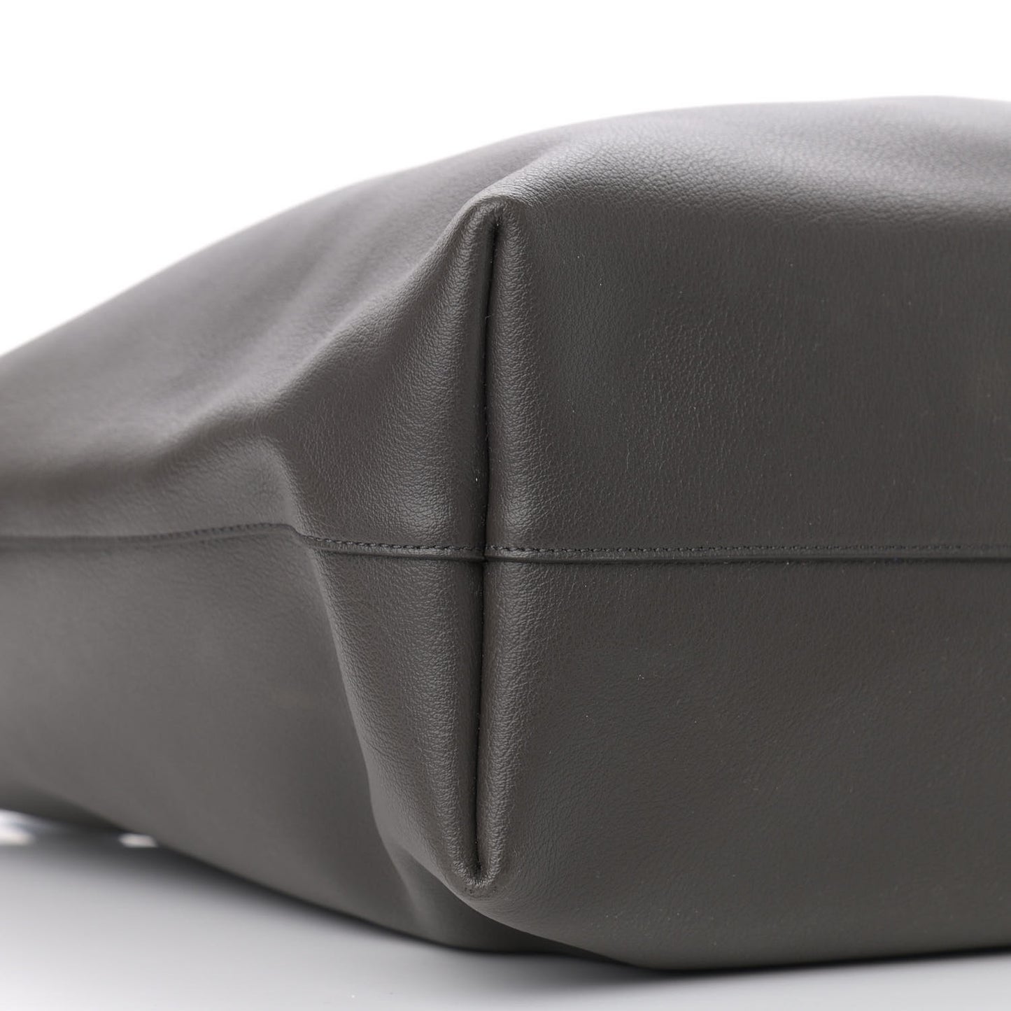 Calfskin East West Shopping Tote Fog