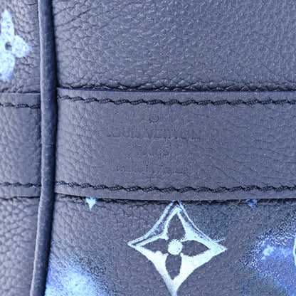 Louis Vuitton Monogram Ink Watercolor Keepall Bandouliere 40 Blue 8 of 8