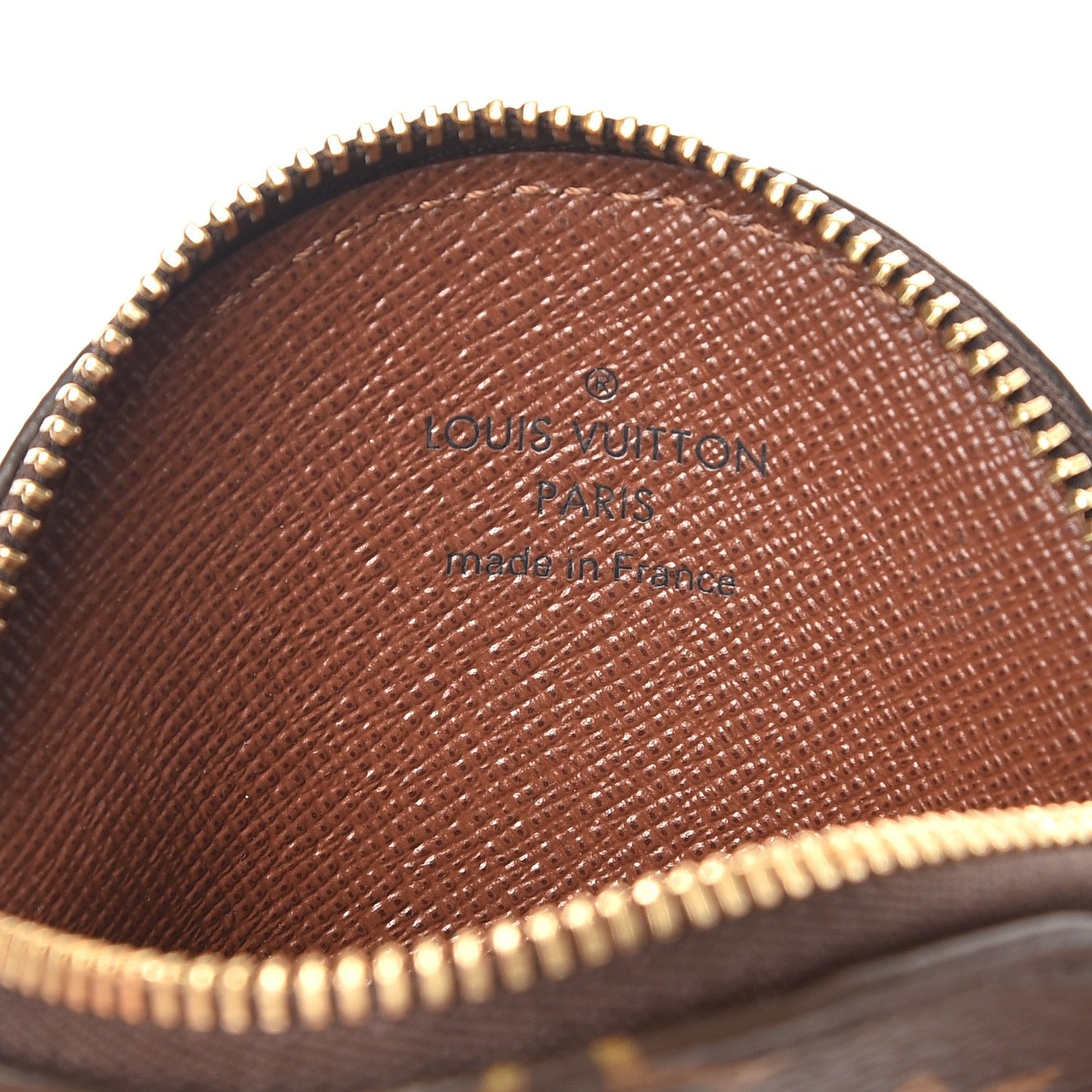 Monogram Round Coin Purse